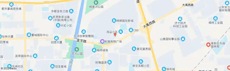 济宁杨柳国际新城北门_公交站地图_济宁公交_妙搜公交查询2025