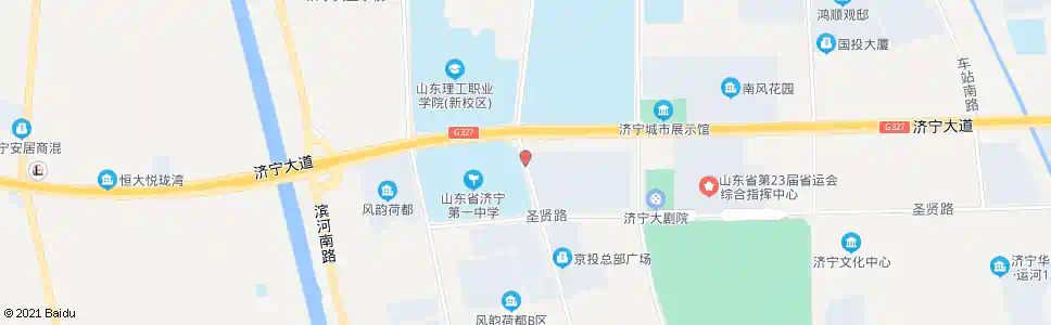 济宁济宁一中_公交站地图_济宁公交_妙搜公交查询2025