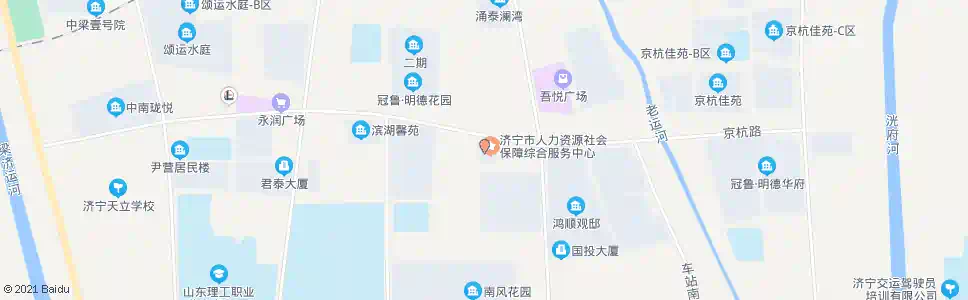 济宁人力市场_公交站地图_济宁公交_妙搜公交查询2025