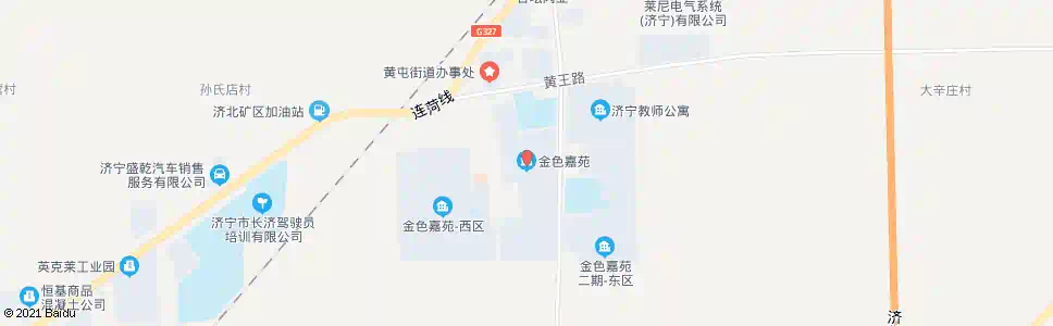 济宁金色嘉苑_公交站地图_济宁公交_妙搜公交查询2025