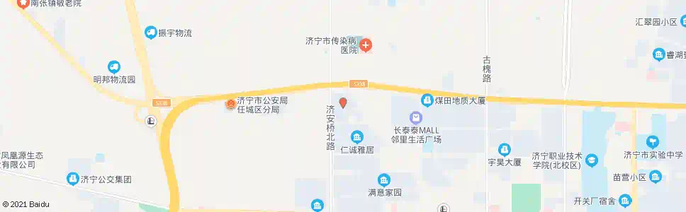 济宁心酒厂_公交站地图_济宁公交_妙搜公交查询2025