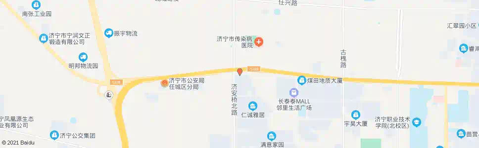 济宁心酒厂北门_公交站地图_济宁公交_妙搜公交查询2025