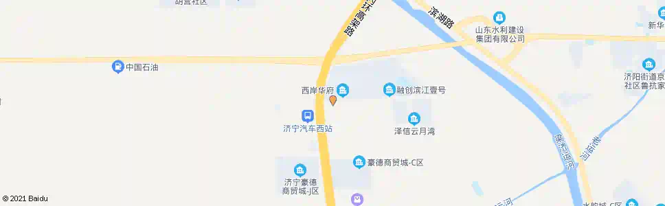 济宁豪德B北区东门_公交站地图_济宁公交_妙搜公交查询2025