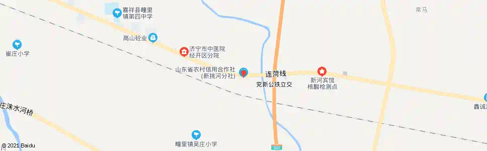 济宁新挑河_公交站地图_济宁公交_妙搜公交查询2025