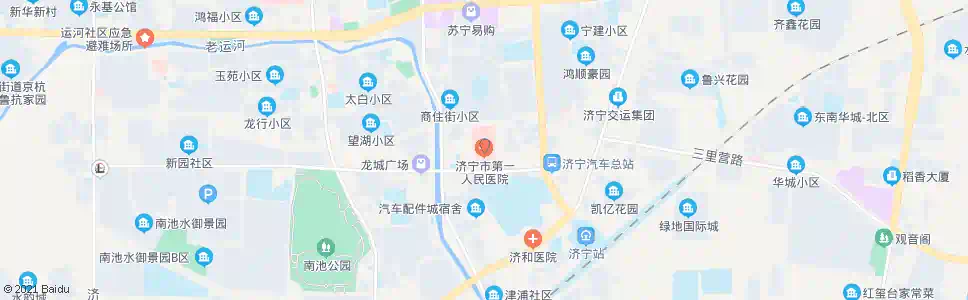 济宁人民医院_公交站地图_济宁公交_妙搜公交查询2025