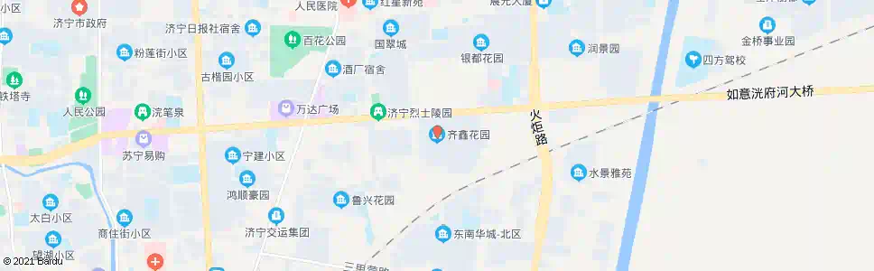济宁齐鑫花园小区_公交站地图_济宁公交_妙搜公交查询2025