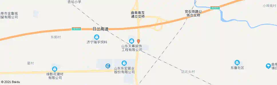 济宁白杨店_公交站地图_济宁公交_妙搜公交查询2025