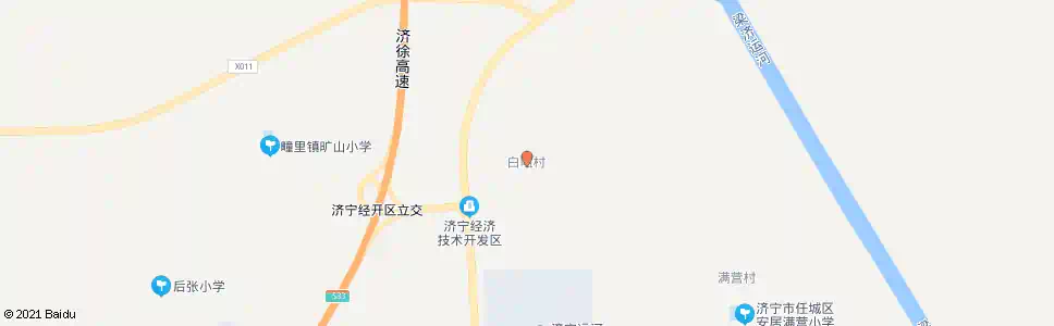 济宁白咀村_公交站地图_济宁公交_妙搜公交查询2025