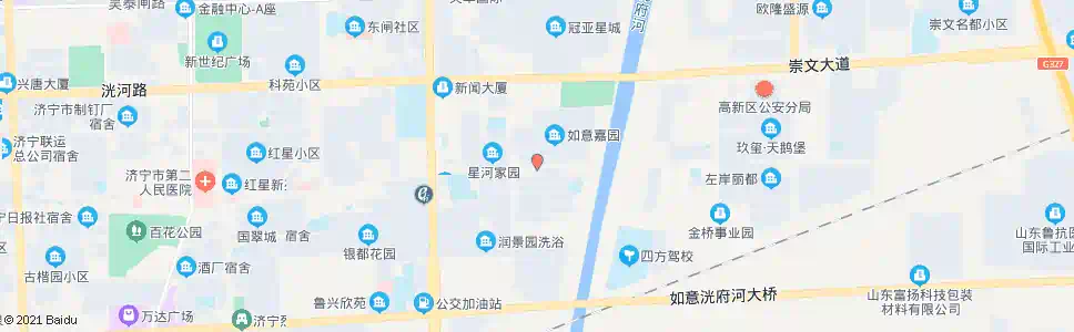 济宁如意家园_公交站地图_济宁公交_妙搜公交查询2025