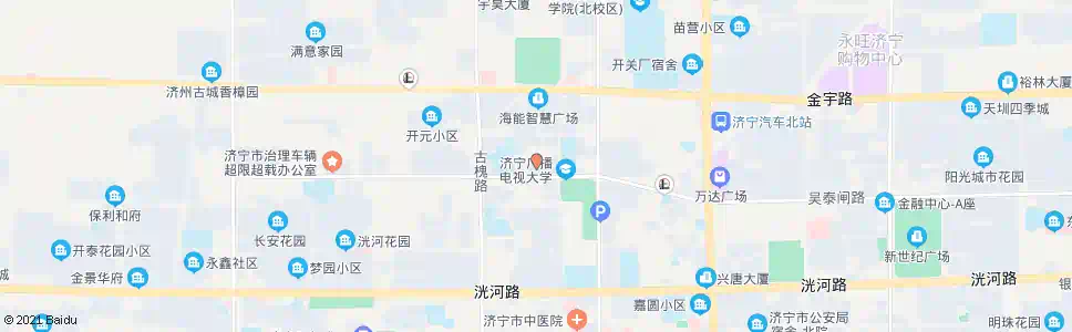 济宁市电视台_公交站地图_济宁公交_妙搜公交查询2025