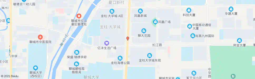 聊城聊大花园_公交站地图_聊城公交_妙搜公交查询2025