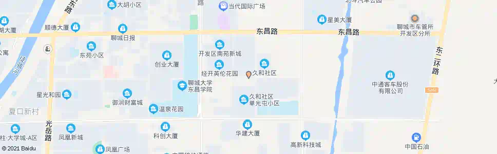 聊城燕山路口_公交站地图_聊城公交_妙搜公交查询2025