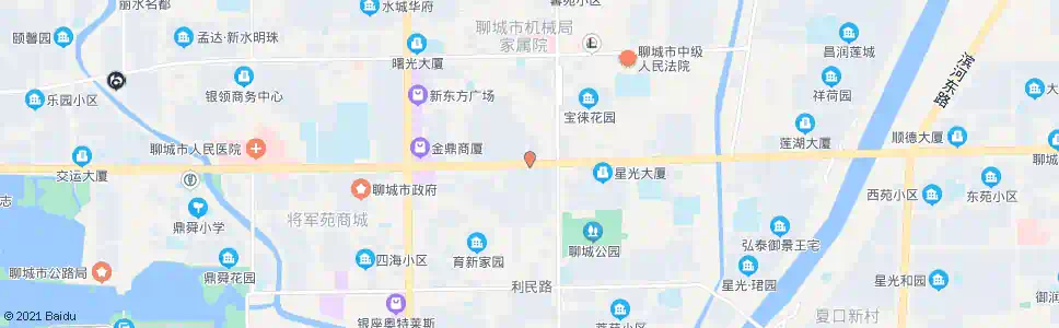 聊城光岳宾馆_公交站地图_聊城公交_妙搜公交查询2025