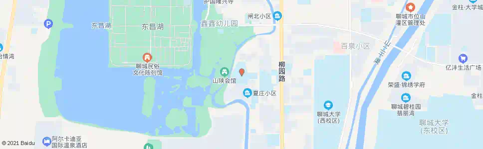 聊城轻纺学校_公交站地图_聊城公交_妙搜公交查询2025