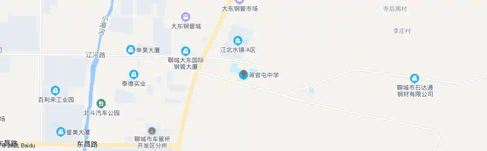 聊城蒋官屯_公交站地图_聊城公交_妙搜公交查询2025