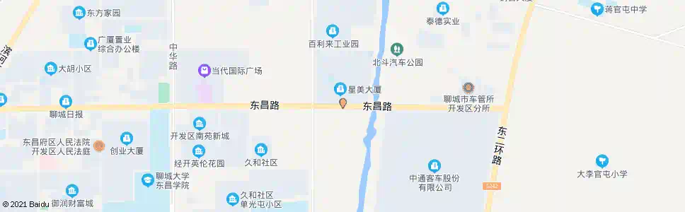 聊城庐山路口_公交站地图_聊城公交_妙搜公交查询2025