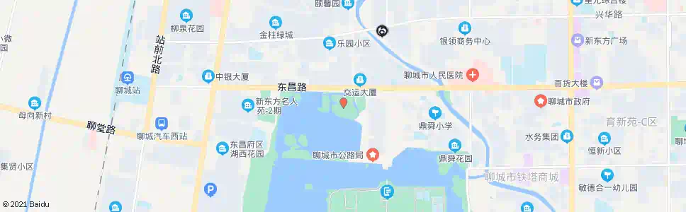 聊城水城广场_公交站地图_聊城公交_妙搜公交查询2025