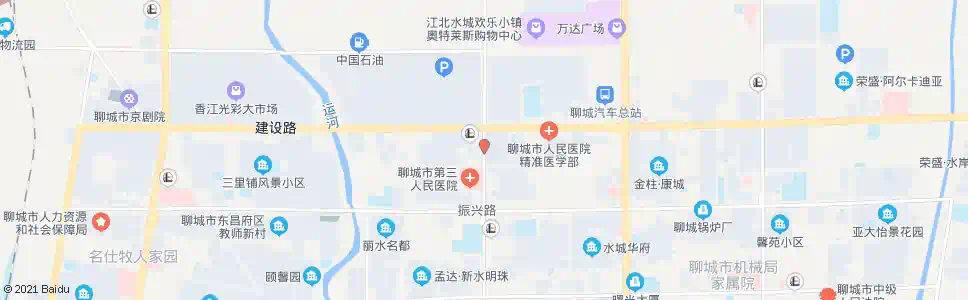 聊城卫育路建设路口_公交站地图_聊城公交_妙搜公交查询2025