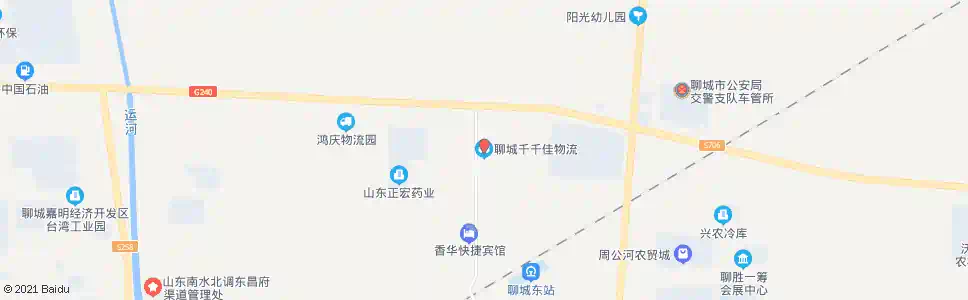 聊城交运千千佳物流_公交站地图_聊城公交_妙搜公交查询2025