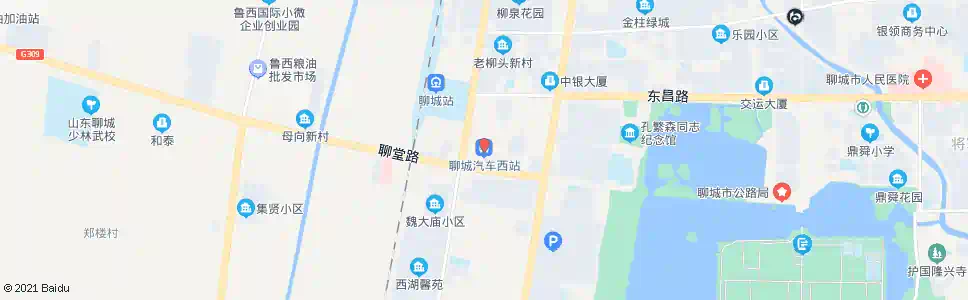 聊城综合楼西站_公交站地图_聊城公交_妙搜公交查询2025