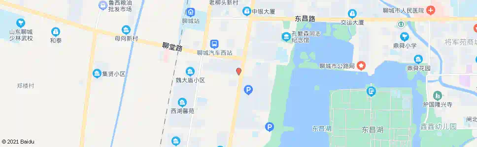 聊城铁路小区东门_公交站地图_聊城公交_妙搜公交查询2025