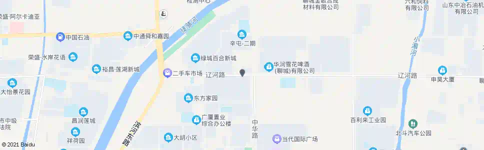 聊城中华路口_公交站地图_聊城公交_妙搜公交查询2025