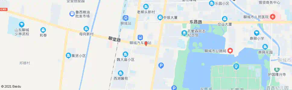 聊城铁路小区北门_公交站地图_聊城公交_妙搜公交查询2025