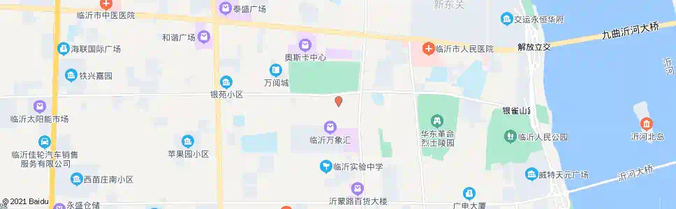 临沂皇姑桥小区西门_公交站地图_临沂公交_妙搜公交查询2025