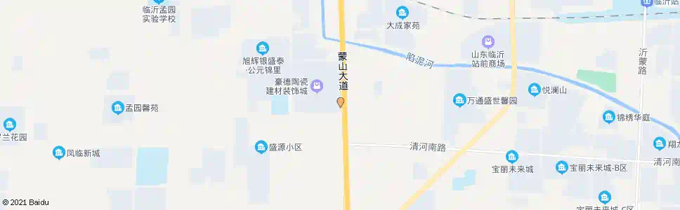 临沂豪德光彩贸易广场_公交站地图_临沂公交_妙搜公交查询2025