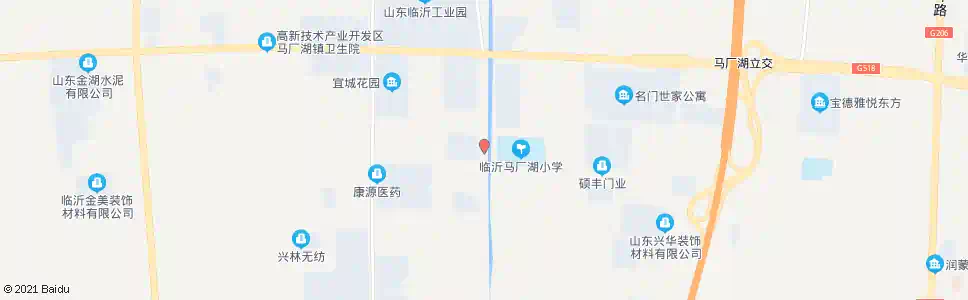 临沂马厂湖小学_公交站地图_临沂公交_妙搜公交查询2025