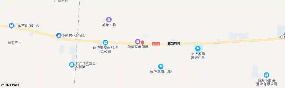 临沂华美家电_公交站地图_临沂公交_妙搜公交查询2025