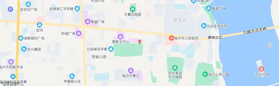 临沂人民广场_公交站地图_临沂公交_妙搜公交查询2025