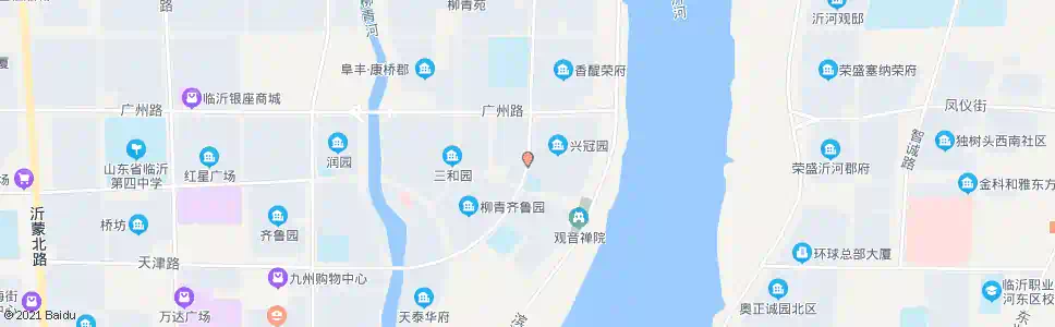临沂三合里花园_公交站地图_临沂公交_妙搜公交查询2025