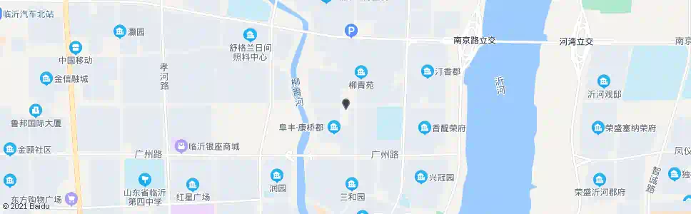 临沂柳青苑小学_公交站地图_临沂公交_妙搜公交查询2025