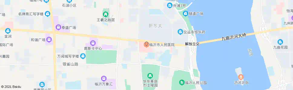 临沂市人民医院_公交站地图_临沂公交_妙搜公交查询2025