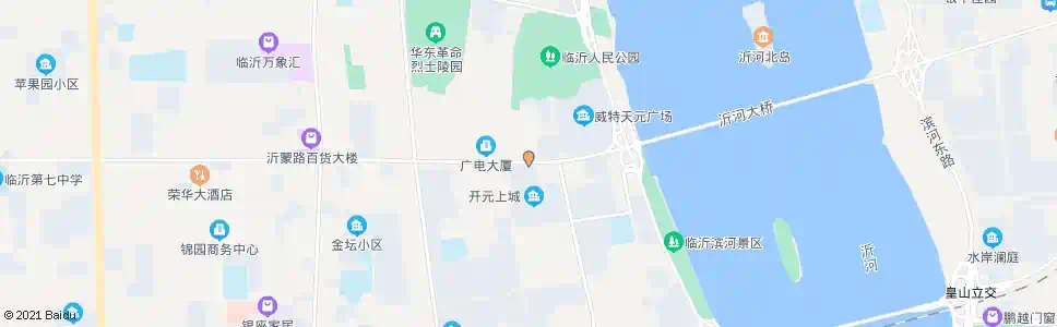 临沂开元上城_公交站地图_临沂公交_妙搜公交查询2025