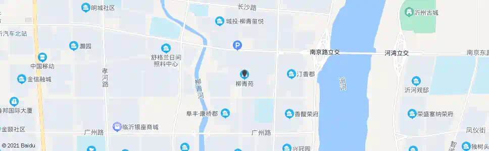 临沂柳青苑_公交站地图_临沂公交_妙搜公交查询2025