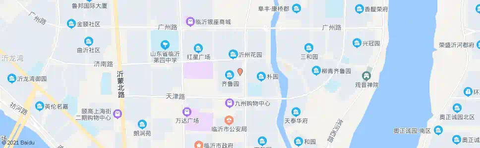 临沂齐鲁园_公交站地图_临沂公交_妙搜公交查询2025