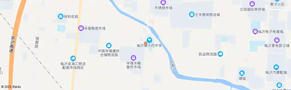临沂临沂第十四中学_公交站地图_临沂公交_妙搜公交查询2025