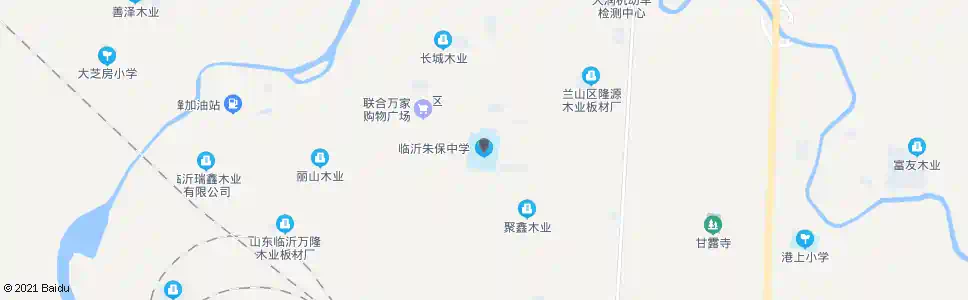 临沂朱保中学_公交站地图_临沂公交_妙搜公交查询2025