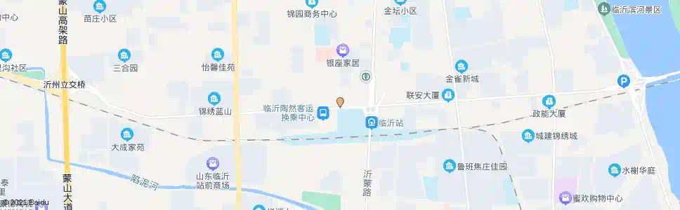 临沂陶然居西_公交站地图_临沂公交_妙搜公交查询2025