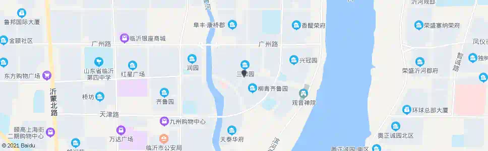 临沂柳青齐鲁园_公交站地图_临沂公交_妙搜公交查询2025