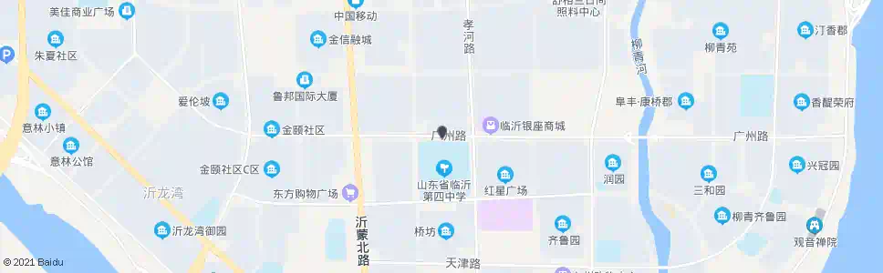 临沂临沂四中北门_公交站地图_临沂公交_妙搜公交查询2025