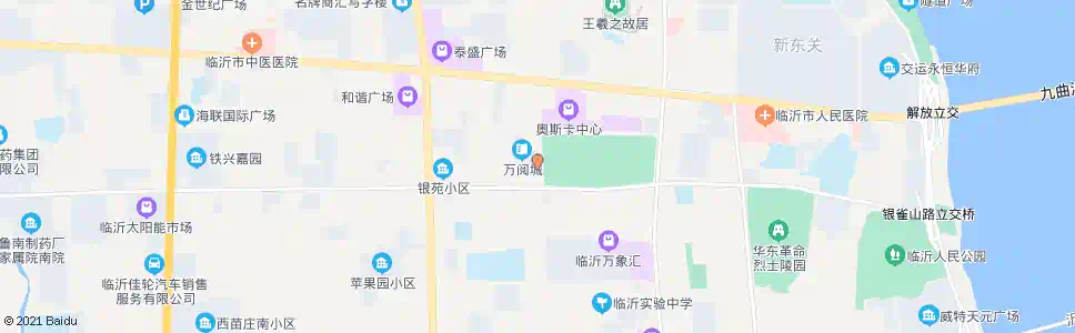 临沂万阅城_公交站地图_临沂公交_妙搜公交查询2025