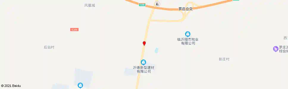 临沂彭庄路口_公交站地图_临沂公交_妙搜公交查询2025
