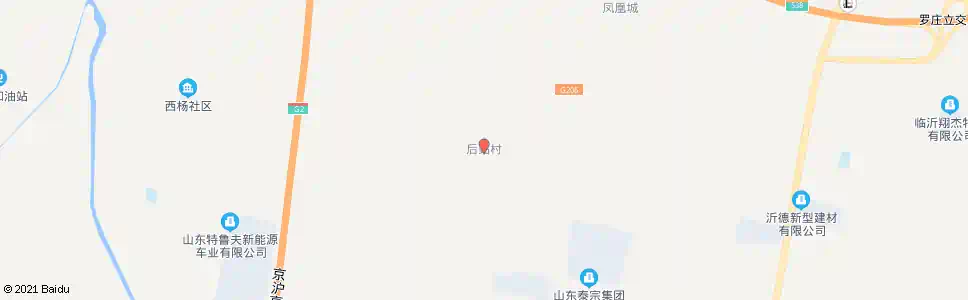 临沂后站村_公交站地图_临沂公交_妙搜公交查询2025