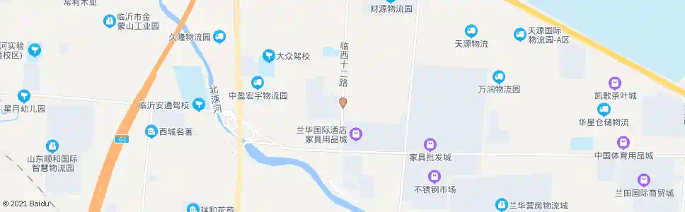 临沂十二路_公交站地图_临沂公交_妙搜公交查询2025