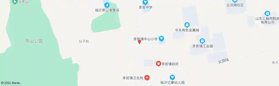 临沂李官广场_公交站地图_临沂公交_妙搜公交查询2025