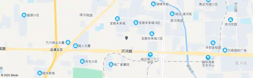 临沂李家白庄_公交站地图_临沂公交_妙搜公交查询2025