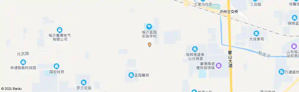 临沂孟园社区_公交站地图_临沂公交_妙搜公交查询2025